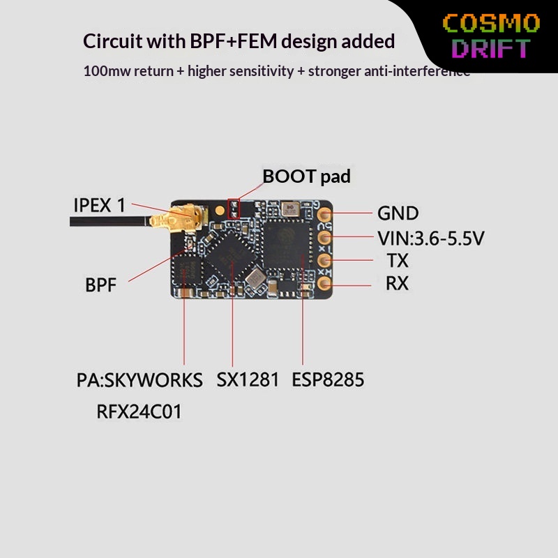 Receptor Hot BAYCK Expresslrs - Drone Racing Transmitter avaliação e preço